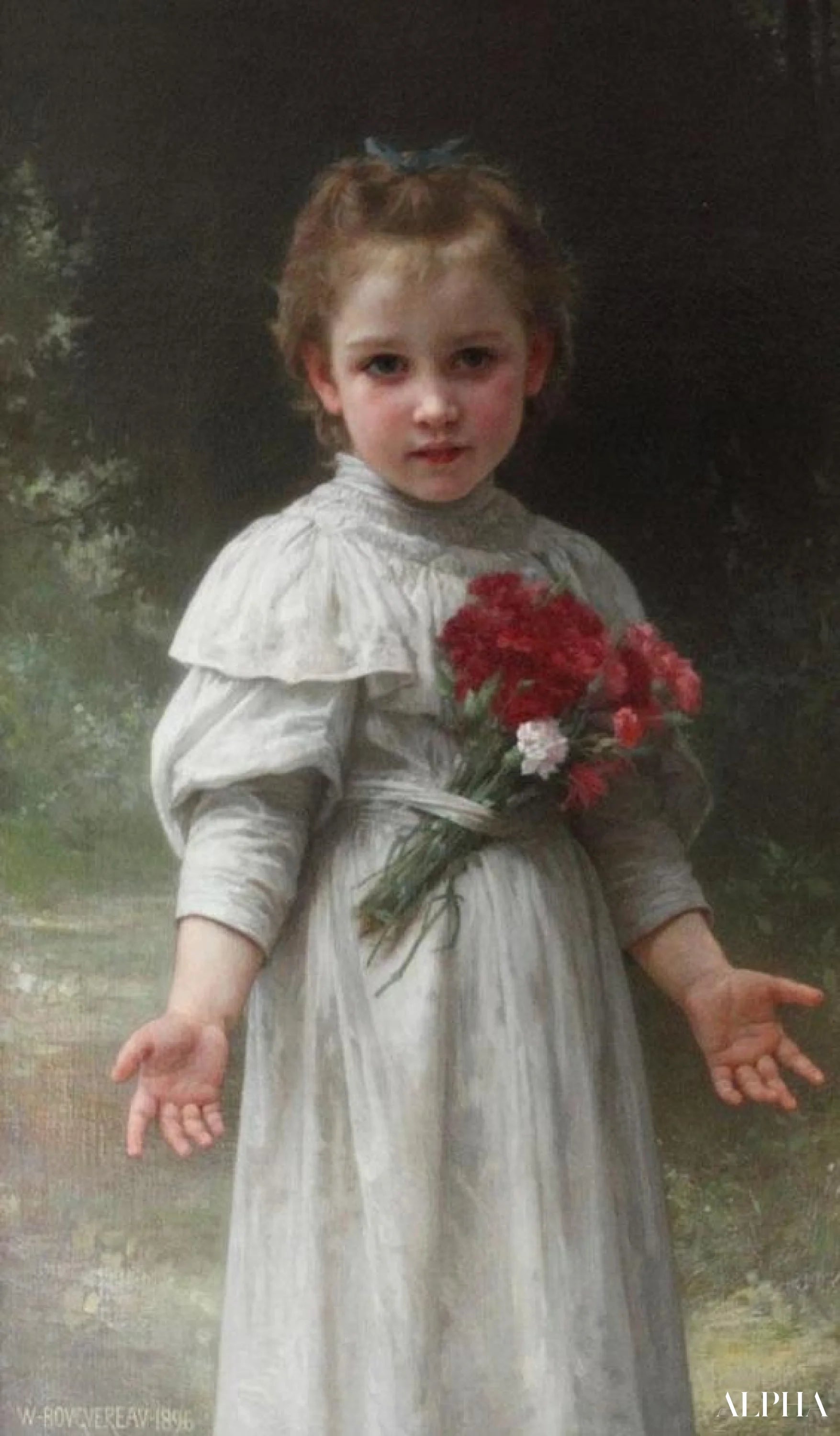 Yvonne - William Bouguereau - High-end reproductions of paintings and artworks