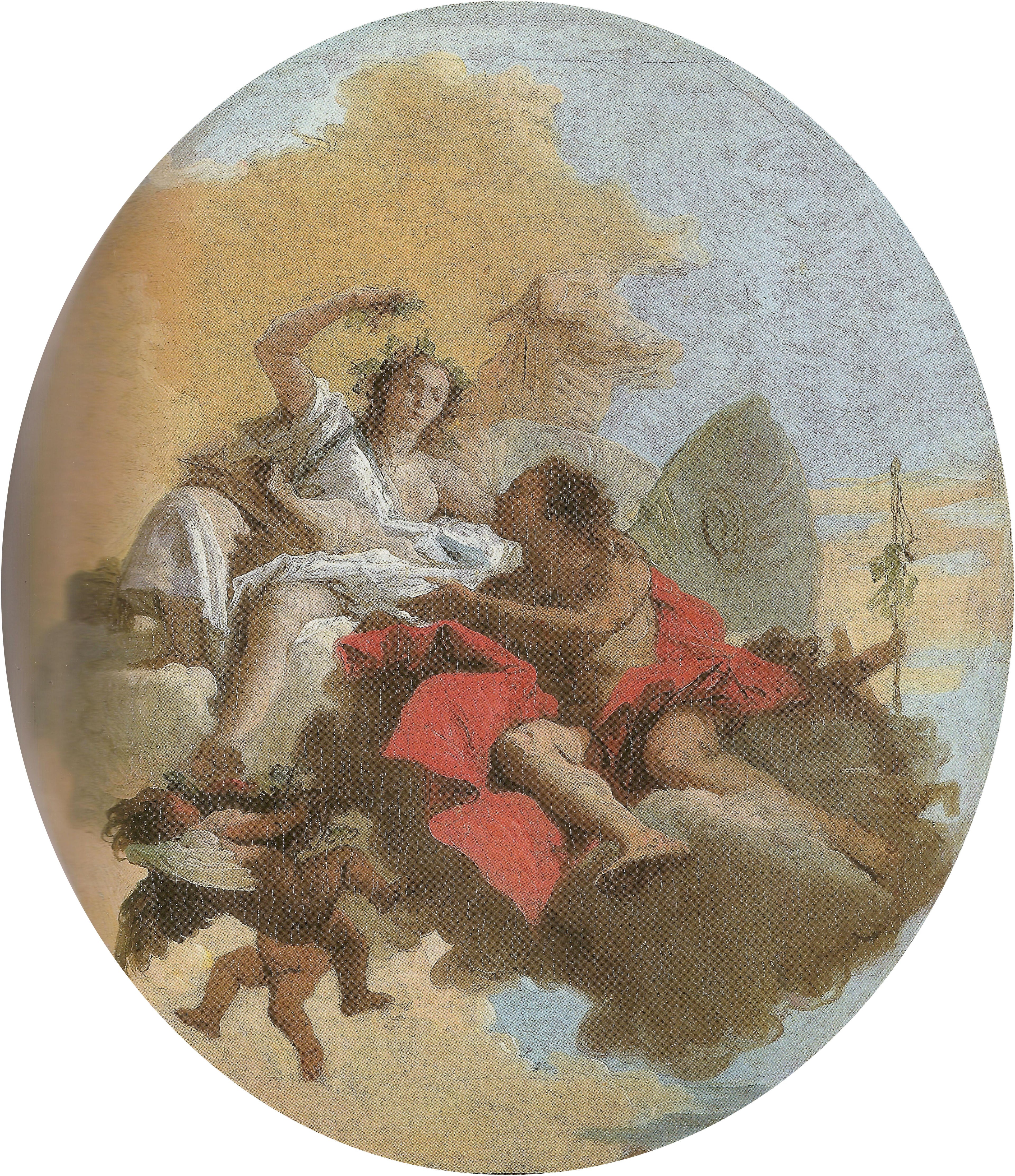 Zephyr and Flora - Giovanni Battista Tiepolo