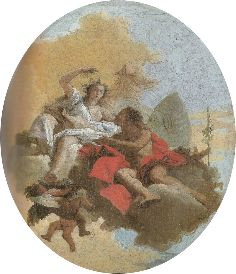 Zephyr and Flora - Giovanni Battista Tiepolo