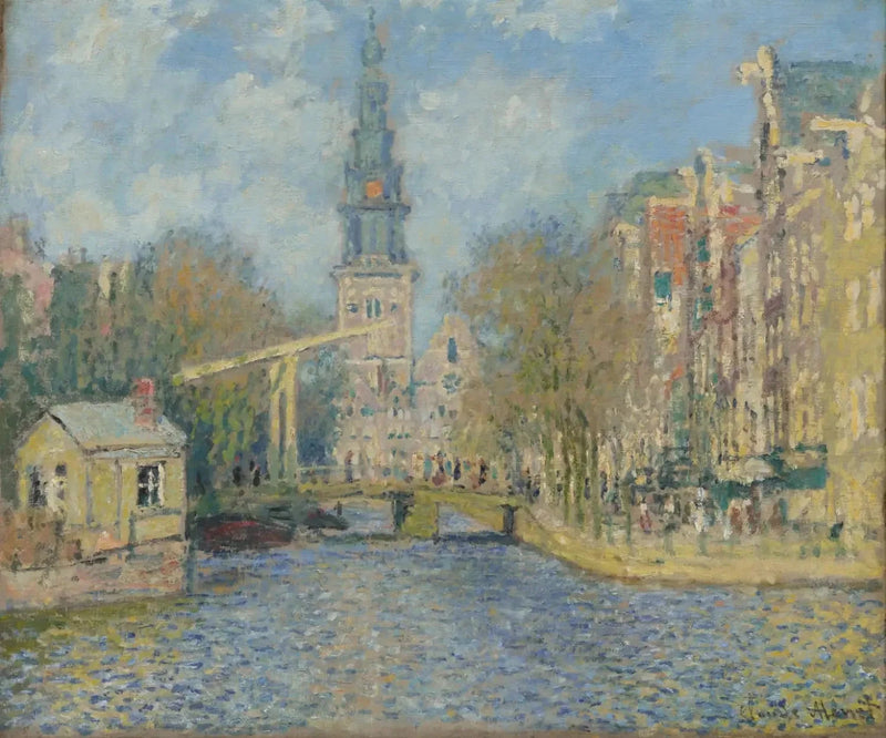 The Zuiderkerk in Amsterdam W309 - Claude Monet
