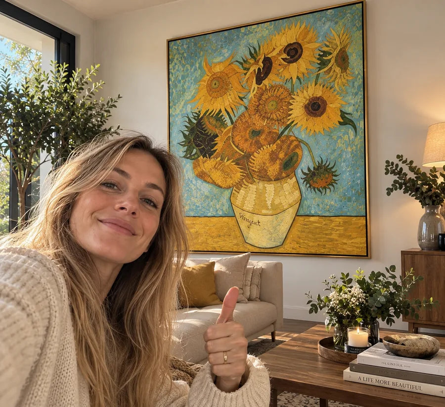 An artwork in its surroundings